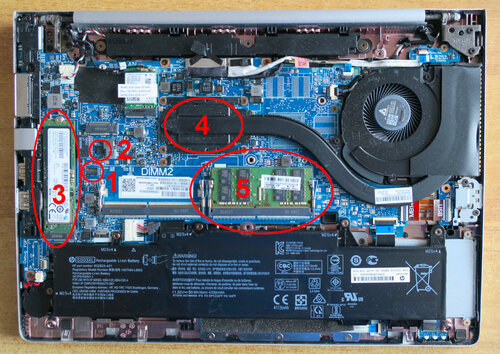 Mainboard eines HP Elitebook 840 G6