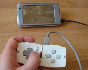 Quake mit Mini-Gamepad am N810