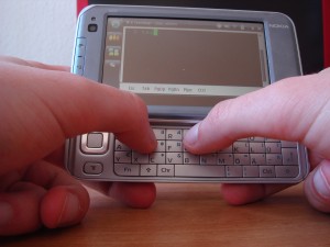 Tastatur des N810